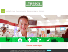 Tablet Screenshot of farmaciamanuelamaroquireza.com